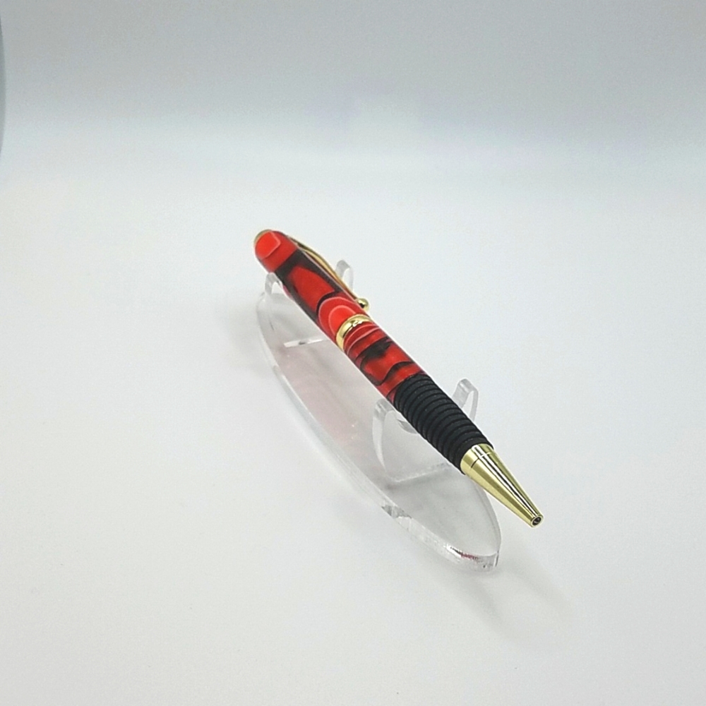Handcrafted Ruby & Onyx Executive Pen